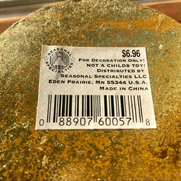 Seasonal Specialties Peace Sign and Four Matching Candle Holders NWT - Picture 7 of 7